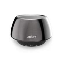 Aukey Portable Bluetooth Wireless Speaker - Silver