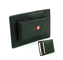 Alpine Swiss Money Clip Card Case