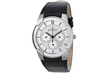Skagen 856XLSLC Men's Steel Collection Silver-Tone Dial Watch
