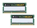 CORSAIR ValueSelect 16GB (2 x 8G) 204-Pin DDR3 SO-DIMM DDR3 1600 (PC3 12800) Laptop Memory
