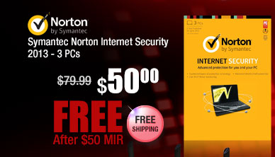 Symantec Norton Internet Security 2013 - 3 PCs