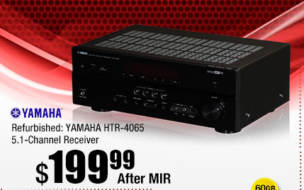 YAMAHA HTR-4065 5.1-Channel Receiver.