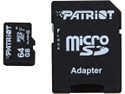Patriot Signature 64GB  MicroSD Extended Capacity (Micro SDXC) Flash Card