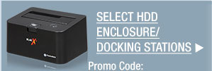 Select HDD enclosure / docking stations