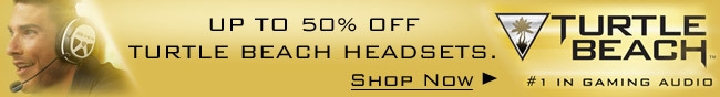 Turtle beach - up to 50% off turtle beach headsets.