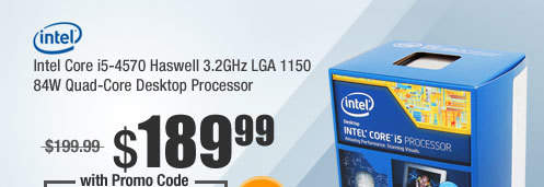 Intel Core i5-4570 Haswell 3.2GHz LGA 1150 84W Quad-Core Desktop Processor