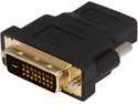 Coboc EA-AD-DVI2HDMI-MF Black Color Dual Link DVI-D(24+1) Male to HDMI Female Digital Video Adatper,Gold Plated, M-F