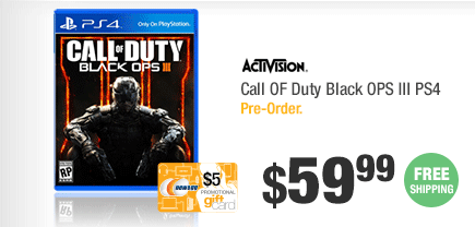 Call OF Duty Black OPS III PS4
