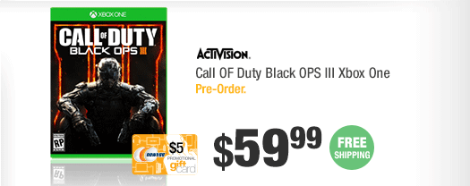 Call OF Duty Black OPS III Xbox One