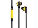 Kicker Cypher In-Ear Headphones with 3-Button In-Line Mic and Apple Controls (Yellow/Black)