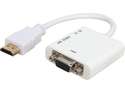 SYBA CL-ADA31037 HDMI to VGA Adapter with Stereo Audio Support & USB power cable