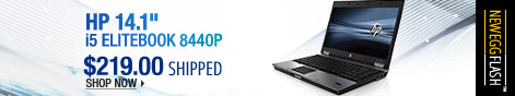 Newegg Flash – HP 14.1" i5 Elitebook 8440p 