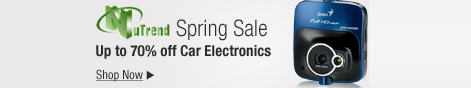 NuTrend - Spring sale up to 70% off car electronics.