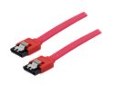 Rosewill 20" Serial ATA III Red Flat Cable w/ Locking Latch