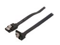 Rosewill 18" Serial ATA Black Flat Cable w/ Locking Latch