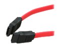 Rosewill 10" Serial ATA III Red Flat Cable w/ Locking Latch