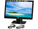 HP 2311gt Black 23" 5ms HDMI Widescreen LED 3D Monitor 3D glasses 