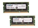 Crucial 8GB (2 x 4GB) 204-Pin DDR3 SO-DIMM DDR3 1600 (PC3 12800) Laptop Memory Model CT2KIT51264BF160B 