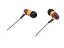 Rosewill RHTS-11002 3.5mm Gold-Plated Connector Canal High Fidelity Passive Noise Isolating Rosewood Earbuds