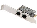Rosewill RNG-407-Dual PCI-Express Dual Port Gigabit Ethernet Network Adapter 2 x RJ45 