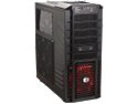 COOLER MASTER HAF 932 Advanced RC-932-KKN5-GP Black Steel ATX Full Tower Computer Case with USB 3.0, Black Interior and Four Fans-1x 230mm front RED LED fan, 1x 140mm rear fan, 1x 230mm top fan, and 1x 230mm side fan 