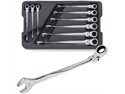 Gearwrench 9 Piece SAE Flexible Combination Ratcheting X Beam Wrench Set 85298