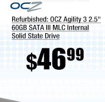 Refurbished: OCZ Agility 3 2.5" 60GB SATA III MLC Internal Solid State Drive