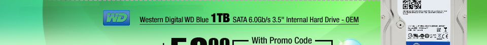 Western Digital WD Blue 1TB SATA 6.0Gb/s 3.5" Internal Hard Drive - OEM