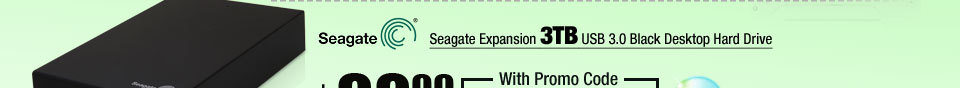 Seagate Expansion 3TB USB 3.0 Black Desktop Hard Drive