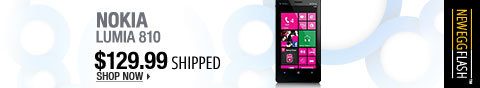 Newegg Flash - Nokia Lumia 810.