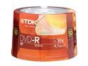 TDK 4.7GB 16X DVD-R 50 Packs Spindle Disc 