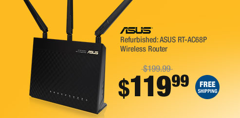 Refurbished: ASUS RT-AC68P Wireless Router