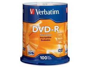 Verbatim 4.7GB 16X DVD-R 100 Packs Spindle Disc