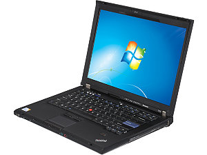 Refurbished: Lenovo ThinkPad T400 Intel Core 2 Duo 2.20Ghz 14" Notebook, 2GB Memory, 160GB HDD, DVD-CDRW, 18-month warranty