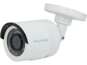 LaView LV-CBA3213 HD 1.3MP Sensor 1000 TVL Analog Infrared Day/Night Outdoor Surveillance Camera (White)