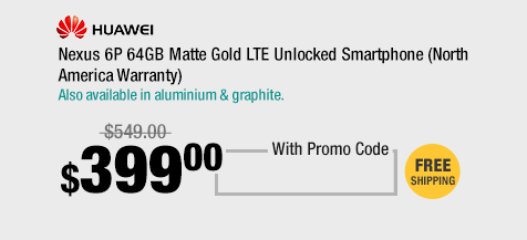 Nexus 6P 64GB Matte Gold LTE Unlocked Smartphone (North America Warranty)