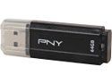 PNY 64GB Classic Attache USB 2.0 Flash Drive Model P-FD64GCLCAP-GES3 