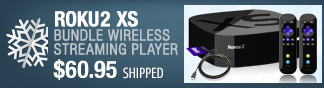 roku2 xs bundle wireless streaming player.