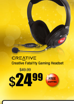 Creative Fatal1ty Gaming Headset 