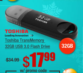 Toshiba TransMemory 32GB USB 3.0 Flash Drive