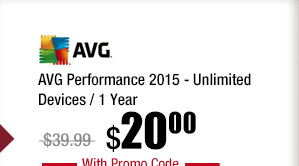 AVG Performance 2015 - Unlimited Devices / 1 Year