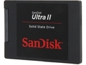 SanDisk Ultra II SDSSDHII-960G-G25 2.5" 960GB SATA Revision 3.0 (6 Gb/s) Solid State Drive