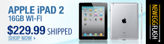 Newegg Flash  Apple iPad 2 16GB Wi-Fi.