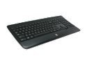 Logitech K800 Black USB RF Wireless Slim Illuminated Keyboard