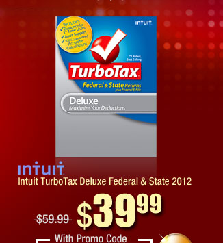 Intuit TurboTax Deluxe Federal & State 2012