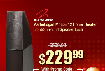 MartinLogan Motion 12 Home Theater Front/Surround Speaker Each 