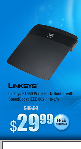 Linksys E1550 Wireless-N Router with SpeedBoost IEEE 802.11b/g/n