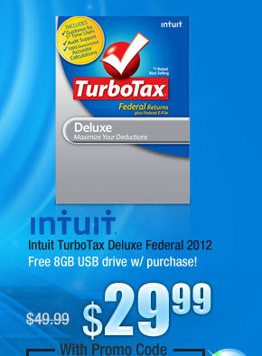 Intuit TurboTax Deluxe Federal 2012