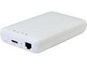 macally WIFIHDD White Mobile external Wi-Fi Hard Drive Enclosure For Wireless Storage 