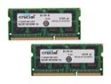 Crucial 16GB (2 x 8G) 204-Pin DDR3 SO-DIMM DDR3 1600 (PC3 12800) Laptop Memory